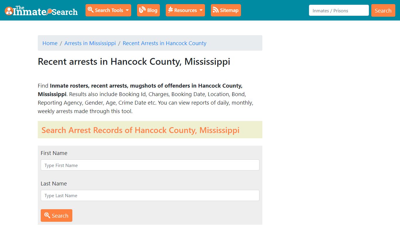 Recent arrests in Hancock County, Mississippi | Mugshots ...